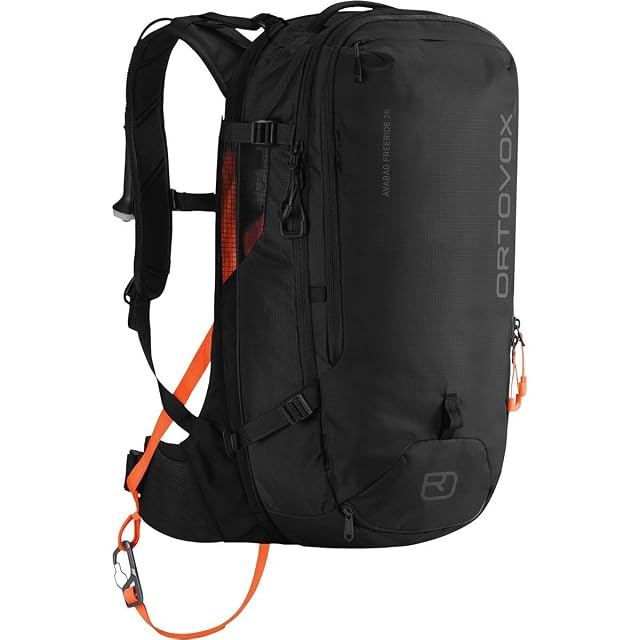 Ortovox LiTRIC Freeride 28L Avabag backpack in black raven