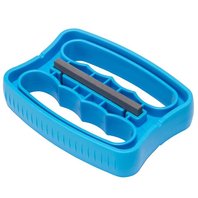 XCMAN side bevel file guide with four angle settings and a file