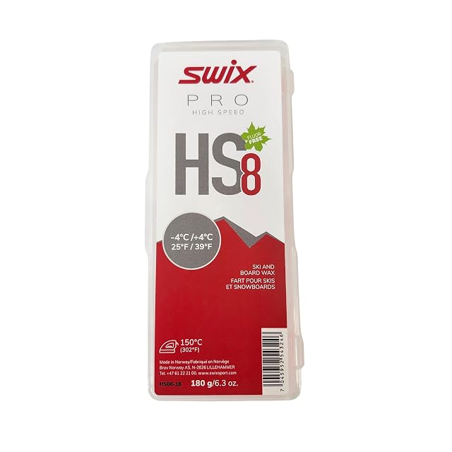 Swix High Speed HS 8 Red race wax block, 180 g