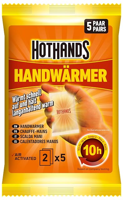 HotHands five pairs of air-activated hand warmers