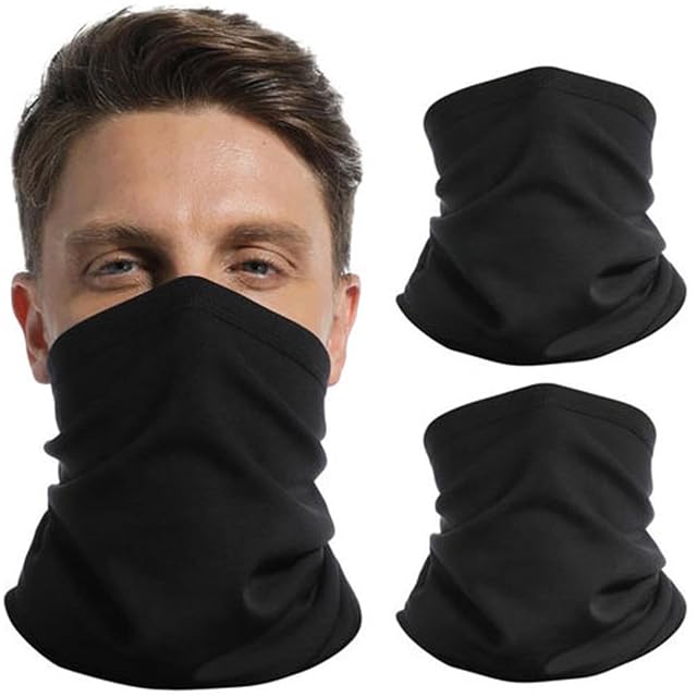 StylSense pair of black fleece neck warmers