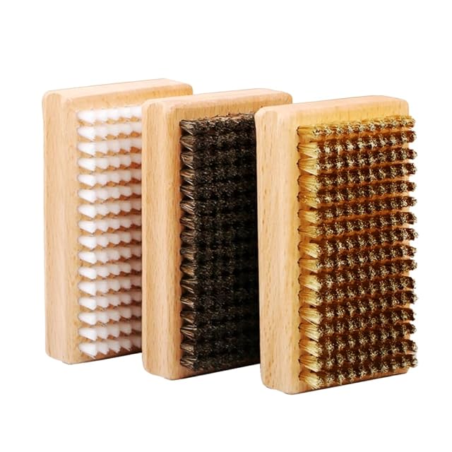 MiOYOOW set of three ski wax brushes
