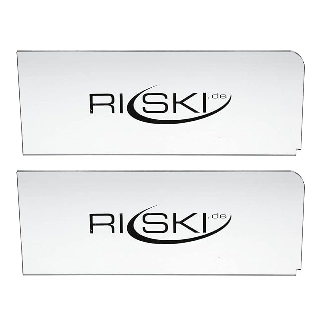 RiSki pair of 5 mm plexi wax scrapers