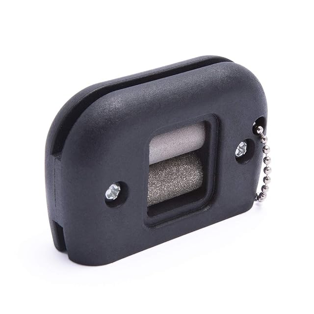 DiamantStar skate sharpener with two diamond-coated rollers
