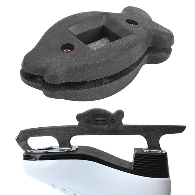 RiToEasysports skate blade sharpener with adjustable width and pouch