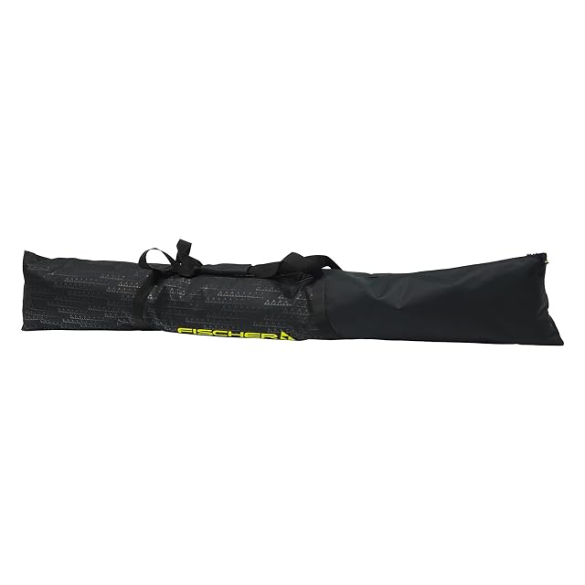 Fischer Skicase Eco Alpine ski bag, 190 cm, black with yellow lettering