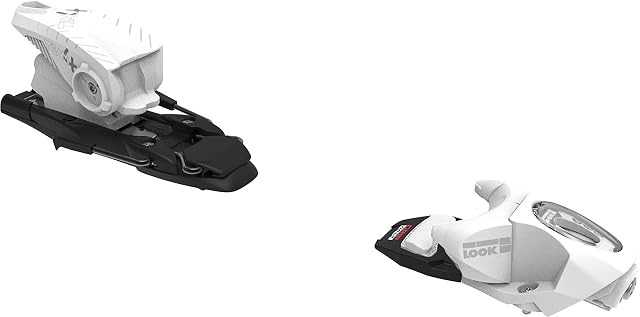 Look Team 4 GW white ski binding with 76 mm brake