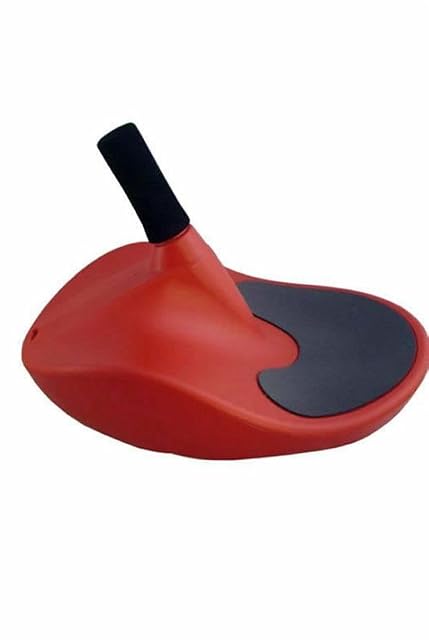 AlpenGaudi Zipfel HDPE slider sledge in red, 57 cm